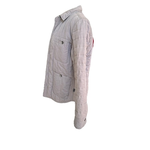 Converse All Stare Jackets Women's Small Quilted Gray Lightweight Quilt Jacket - Picture 2 of 12